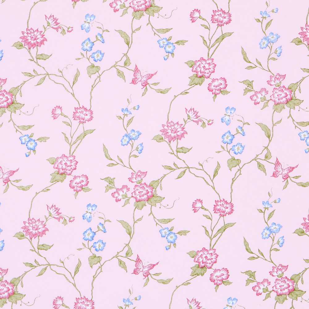 Baumwollpopeline Bouquet Rosa - Ribes y Casals