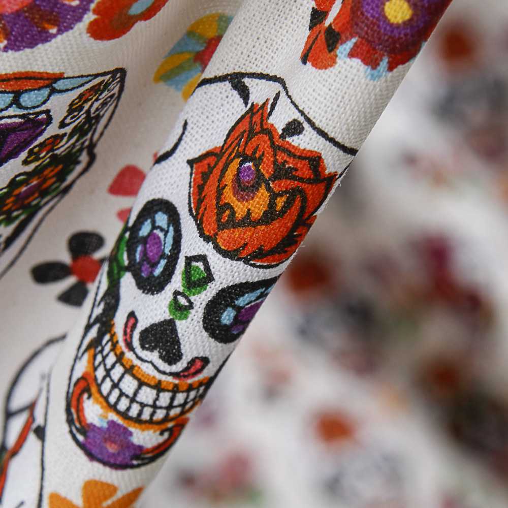 Calaveras Baumwolle Popeline - Ribes y Casals