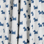 Baumwolle Popeline Hunde Blau - Ribes y Casals