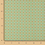 Geometrische Baumwollpopeline grün Geometrisch grün - Ribes y Casals