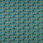 Hawaiianische Baumwoll-Popeline Blau Blau - Ribes y Casals
