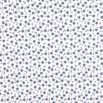 Blaue Baumwoll-Popeline-Blätter - Ribes y Casals