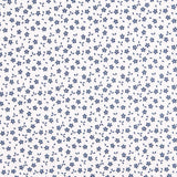 Blaue Baumwoll-Popeline-Blätter - Ribes y Casals