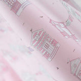 Baumwolle Popeline Haus Rosa - Ribes y Casals