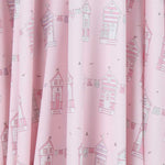 Baumwolle Popeline Haus Rosa - Ribes y Casals
