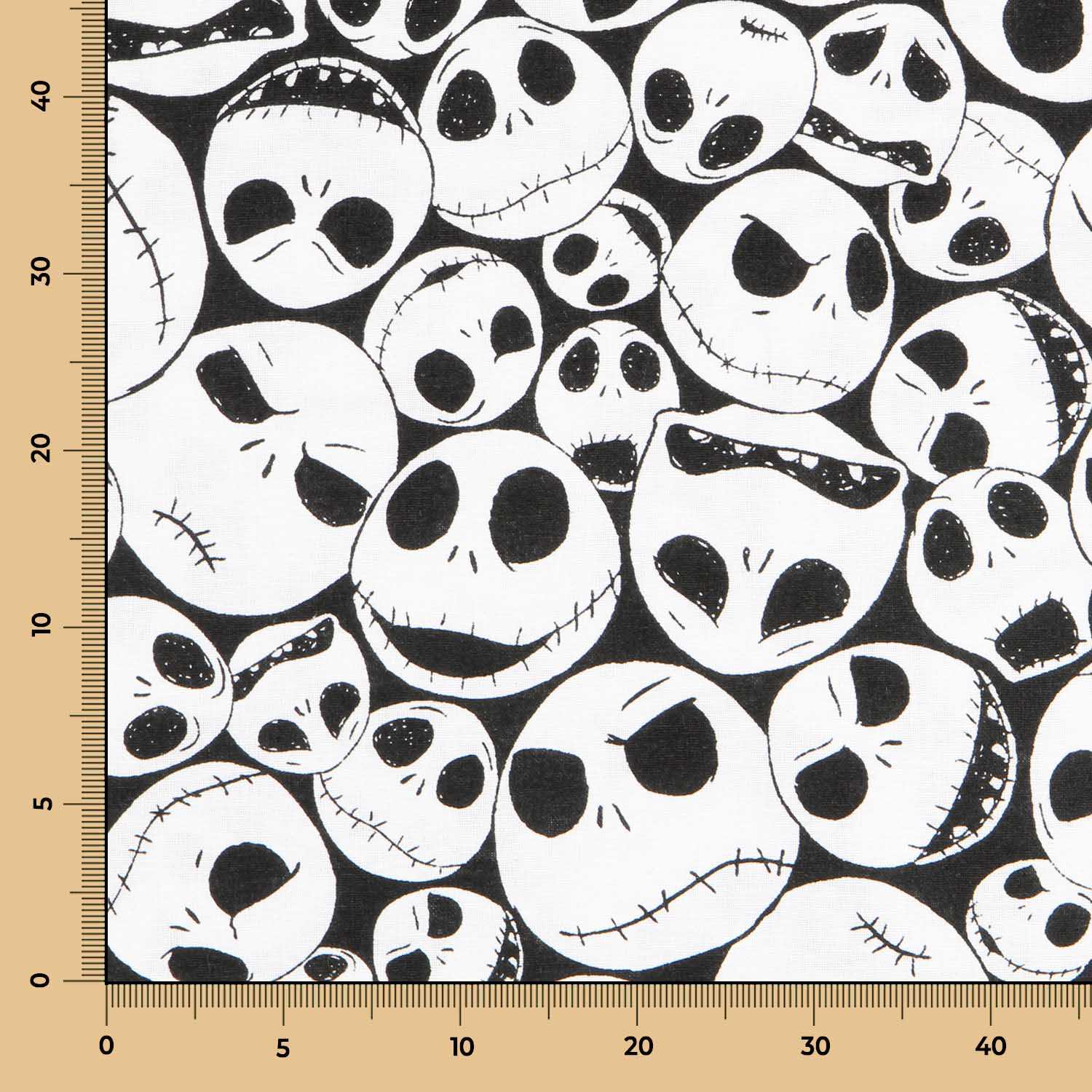 Jack Skeleton Baumwoll-Popeline - Ribes y Casals