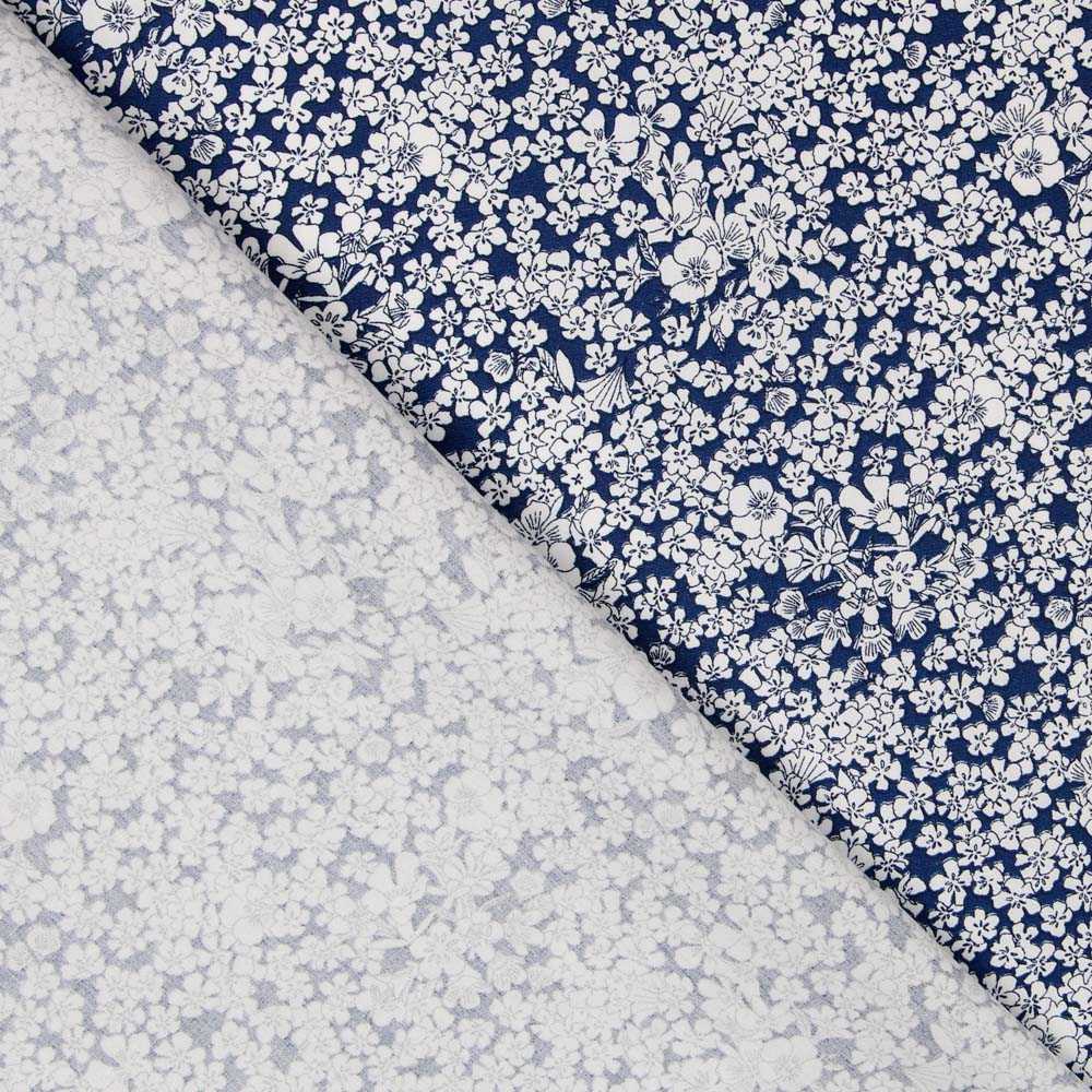 Liberty Cotton Poplin Nachtblau - Ribes y Casals