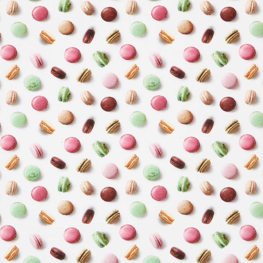 Macarons aus Baumwollpopeline - Ribes y Casals