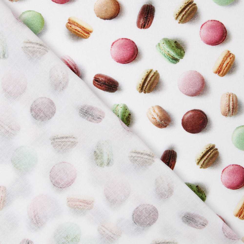 Macarons aus Baumwollpopeline - Ribes y Casals