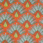 Baumwoll-Popeline Madagaskar Orange - Ribes y Casals