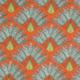 Baumwoll-Popeline Madagaskar Orange - Ribes y Casals