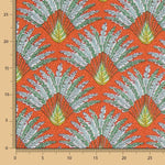 Baumwoll-Popeline Madagaskar Orange - Ribes y Casals