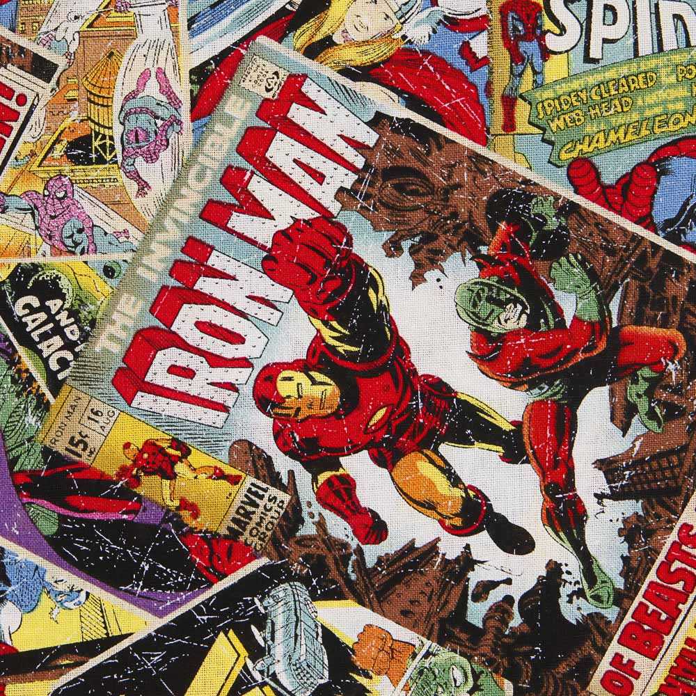 Marvel Comics Retro Baumwolle Popeline - Ribes y Casals