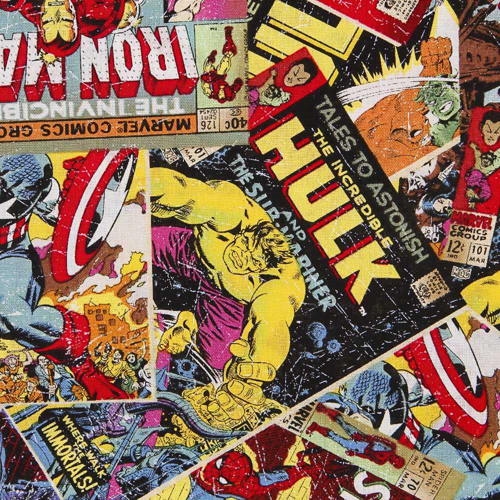 Marvel Comics Retro Baumwolle Popeline - Ribes y Casals
