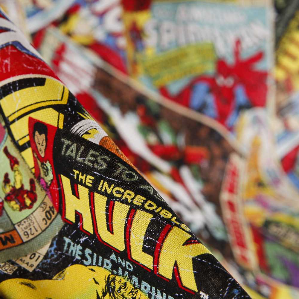 Marvel Comics Retro Baumwolle Popeline - Ribes y Casals