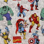 Marvel Comics Baumwolle Popeline - Ribes y Casals