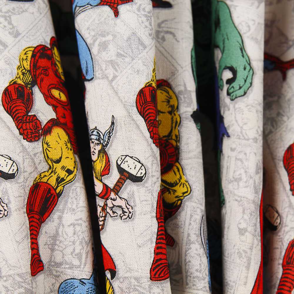 Marvel Comics Baumwolle Popeline - Ribes y Casals