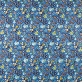 Baumwoll-Popeline Mexico Blau - Ribes y Casals