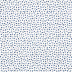 Bio-Baumwolle Popeline Blütenblätter Blau - Ribes y Casals