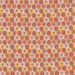 Orangefarbene Baumwoll-Popeline Gefiederte Popeline - Ribes y Casals