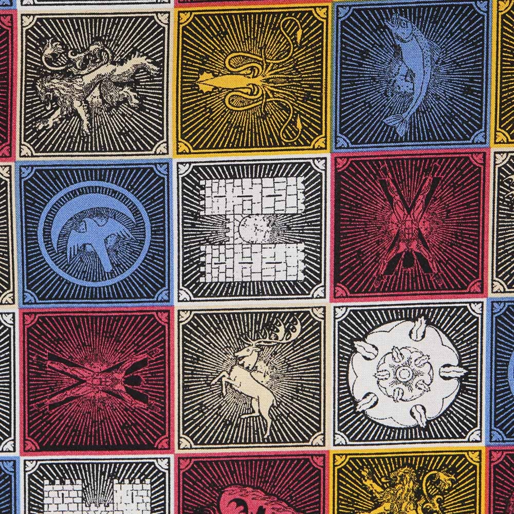 Game of Thrones Baumwolle Popeline Baumwolle Popeline Symbole - Ribes y Casals