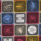 Game of Thrones Baumwolle Popeline Baumwolle Popeline Symbole - Ribes y Casals