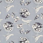 Baumwoll-Popeline Skeleton Friends - Ribes y Casals