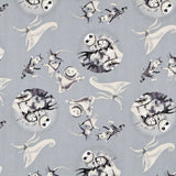 Baumwoll-Popeline Skeleton Friends - Ribes y Casals