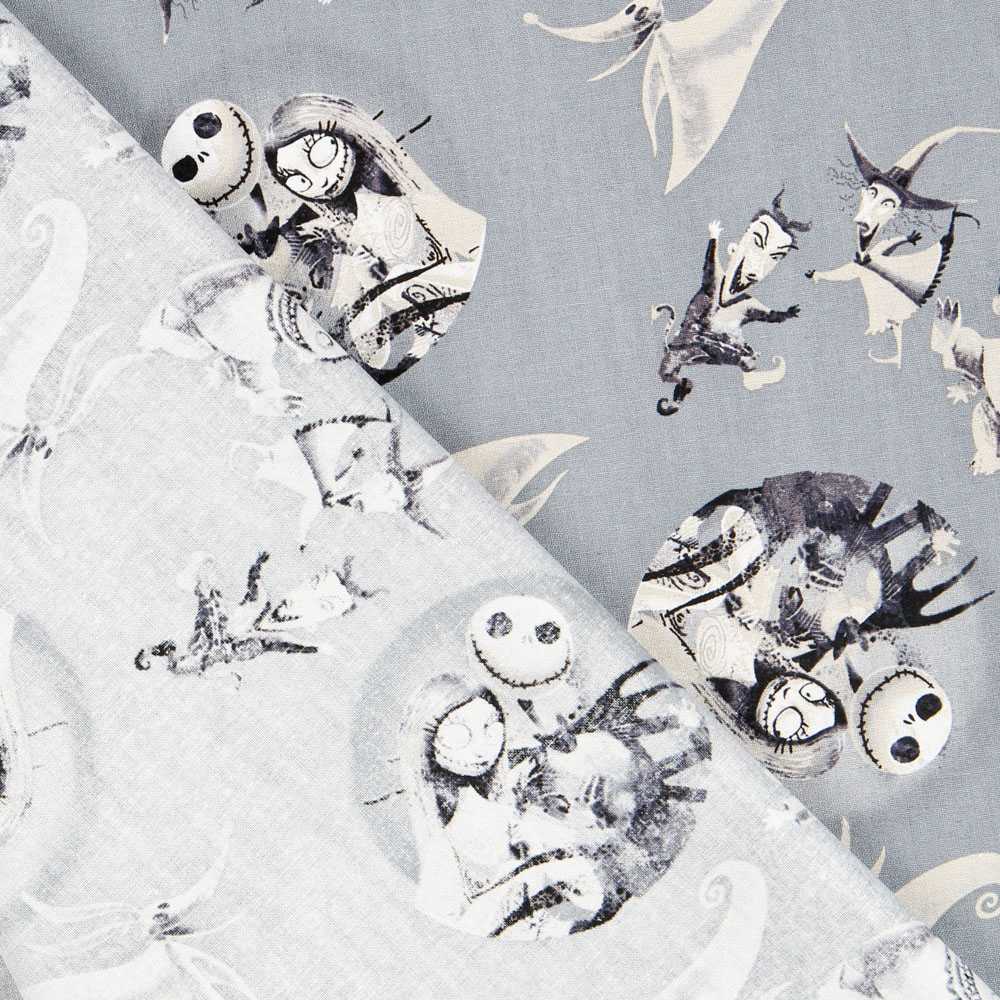 Baumwoll-Popeline Skeleton Friends - Ribes y Casals