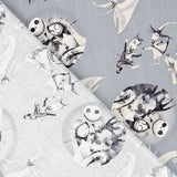 Baumwoll-Popeline Skeleton Friends - Ribes y Casals