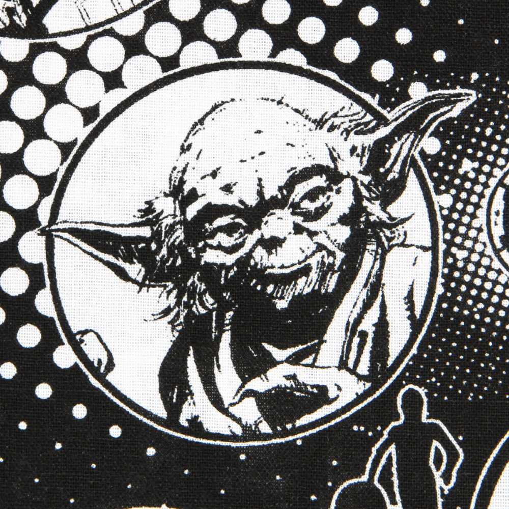 Star Wars Baumwolle Popeline Schwarz - Ribes y Casals