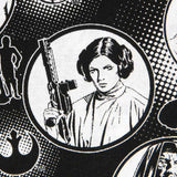 Star Wars Baumwolle Popeline Schwarz - Ribes y Casals