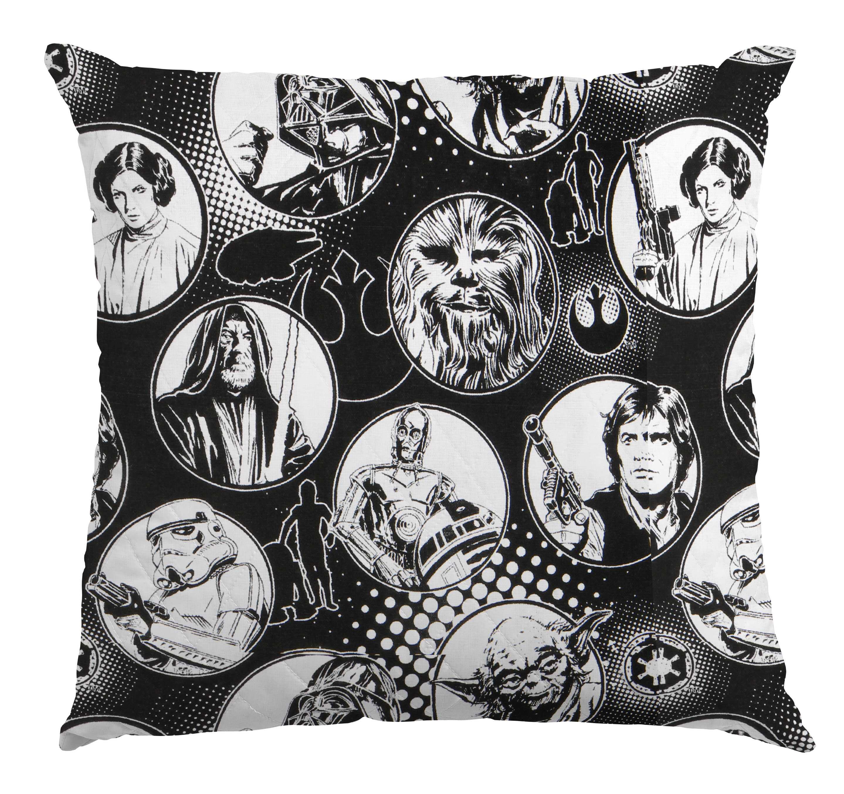 Star Wars Baumwolle Popeline Schwarz - Ribes y Casals