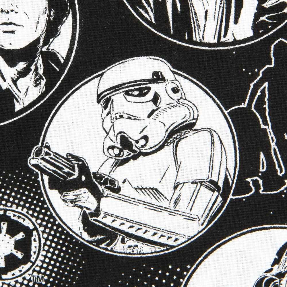Star Wars Baumwolle Popeline Schwarz - Ribes y Casals