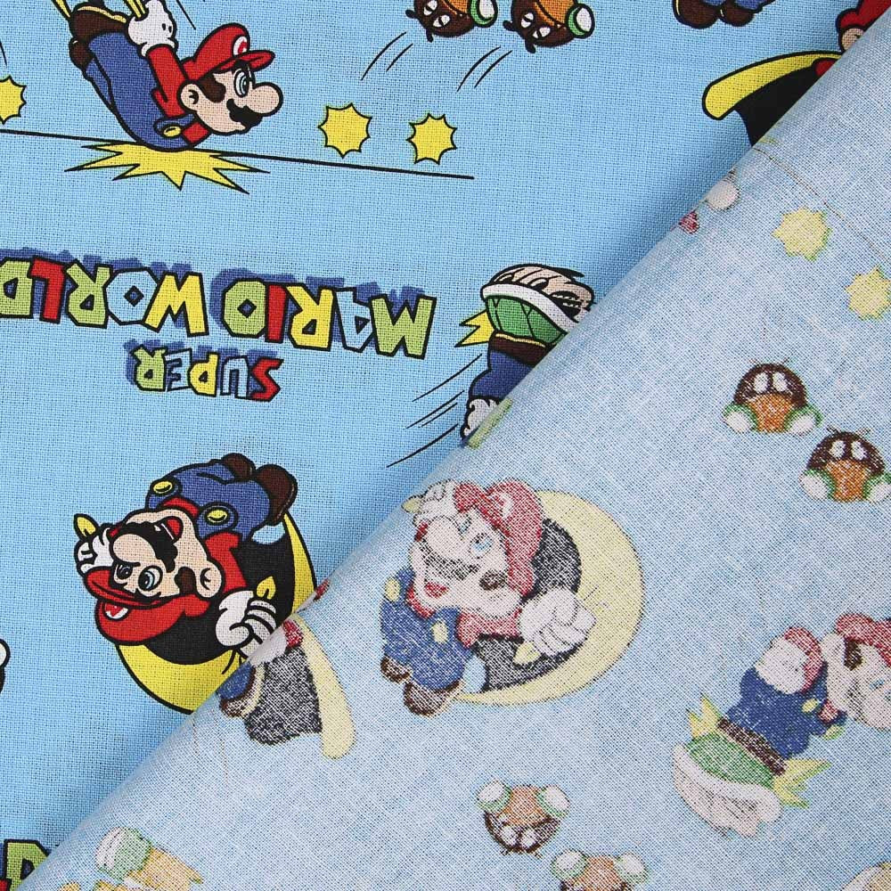 Super Mario World Baumwolle Popeline - Ribes y Casals