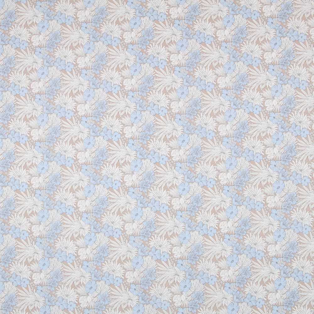 Tropical Cotton Popeline Blau - Ribes y Casals