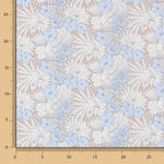 Tropical Cotton Popeline Blau - Ribes y Casals