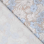 Tropical Cotton Popeline Blau - Ribes y Casals