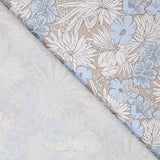 Tropical Cotton Popeline Blau - Ribes y Casals