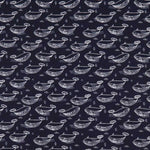 Baumwoll-Popeline Whale Navy - Ribes y Casals