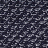 Baumwoll-Popeline Whale Navy - Ribes y Casals