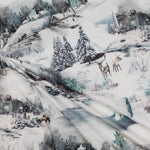 Schneedruck Popeline Weiß - Ribes y Casals