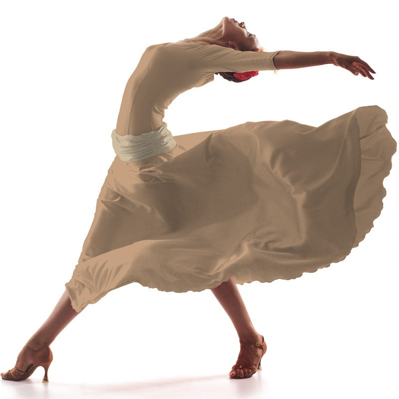 Flamenco Popeline Kamel - Ribes y Casals