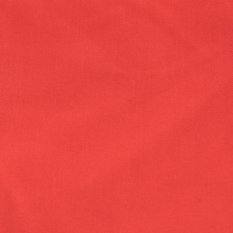 Flamenco-Popeline-Reststück in Korallenrot – verschiedene Maße x Breite 160 cm - Ribes y Casals
