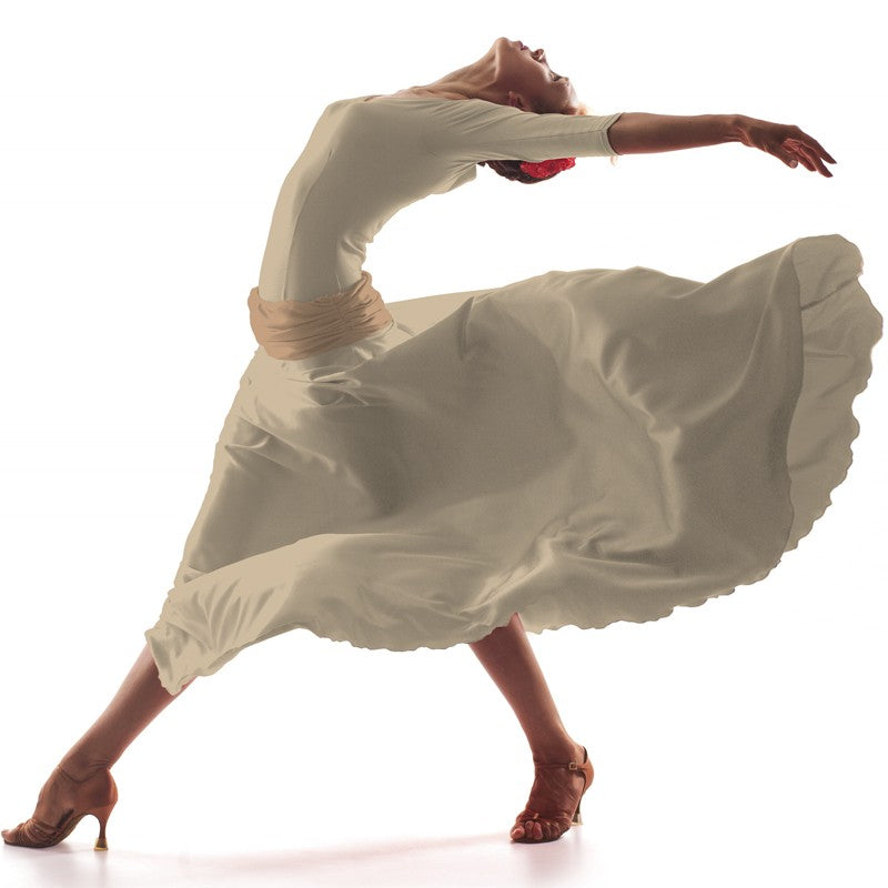 Retal Popelín Flamenca Creme - Verschiedene Größen x Breite 160 cm - Ribes y Casals