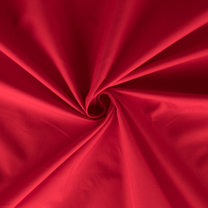 Retal Popelín Flamenca Einfarbig Rot - Verschiedene Größen x Breite 160 cm - Ribes y Casals