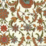 Popeline Flor Hintergrund Beige - Ribes y Casals