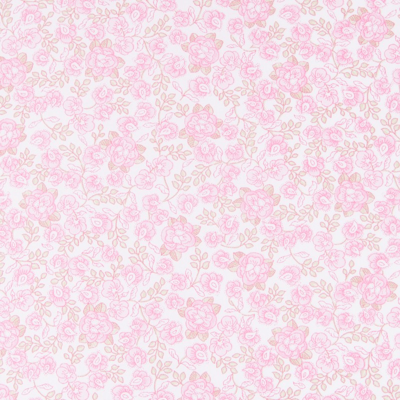 Erbsenblüten Popeline Rosa - Ribes y Casals