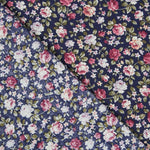 Cretonne Floral Popeline Cretonne Violett - Ribes y Casals