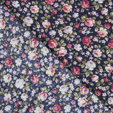 Cretonne Floral Popeline Cretonne Violett - Ribes y Casals